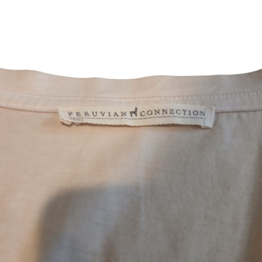 Peruvian Connection Bone Colored Womans Casual Th… - image 7